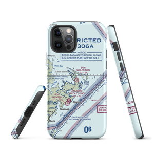 Wolf's Den Airport (NC17) VFR Sectional  Tough iPhone Case