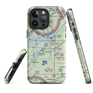 Wood Acres Airport (7MO1) VFR Sectional  Tough iPhone Case
