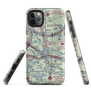 Wood Airport (8WI0) VFR Sectional  Tough iPhone Case