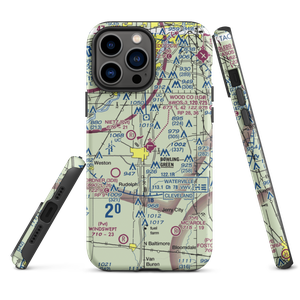 Wood County Airport (1G0) VFR Sectional  Tough iPhone Case