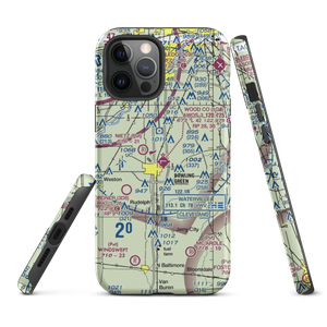 Wood County Airport (1G0) VFR Sectional  Tough iPhone Case