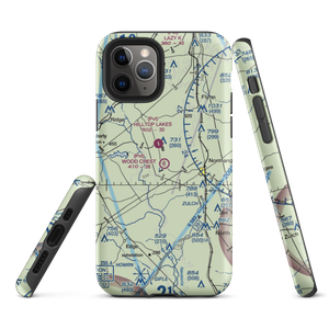 Wood Crest Ranch Airport (6TS6) VFR Sectional  Tough iPhone Case