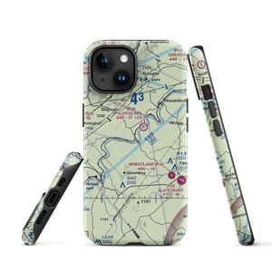 Wood Farm Airport (4VA0) VFR Sectional  Tough iPhone Case