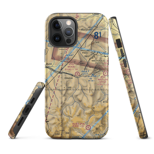 Wood Strip (1MT3) VFR Sectional  Tough iPhone Case