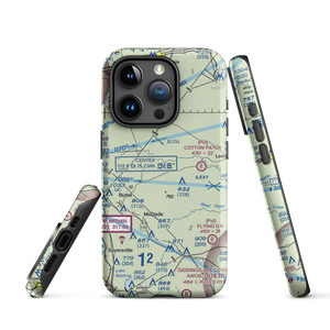 Wood Triple D Airport (TX72) VFR Sectional  Tough iPhone Case