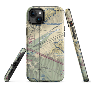 Wood's Airstrip (60AZ) VFR Sectional  Tough iPhone Case