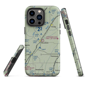 Woodbine Municipal Airport (3Y4) VFR Sectional  Tough iPhone Case