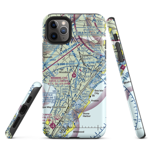 Woodbine Municipal Airport (OBI) VFR Sectional  Tough iPhone Case