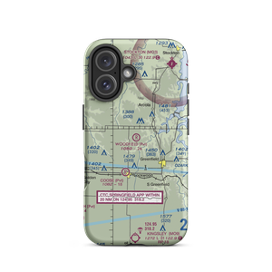 Woodfield Airpark Inc Airport (MU27) VFR Sectional  Tough iPhone Case