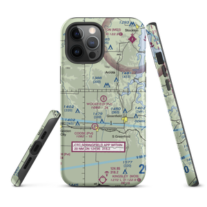 Woodfield Airpark Inc Airport (MU27) VFR Sectional  Tough iPhone Case