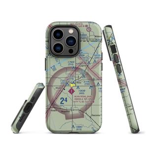 Woodlake Airport (OK14) VFR Sectional  Tough iPhone Case