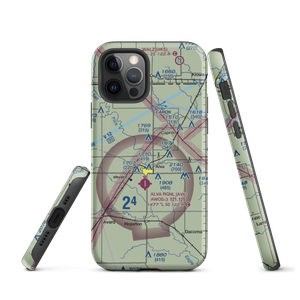 Woodlake Airport (OK14) VFR Sectional  Tough iPhone Case