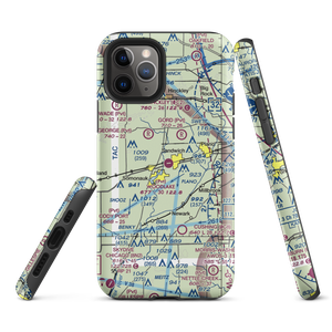 Woodlake Landing Airport (IS65) VFR Sectional  Tough iPhone Case