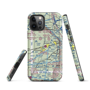 Woodlake Landing Airport (IS65) VFR Sectional  Tough iPhone Case