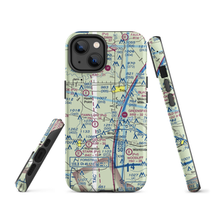 Woodland Airstrip (MU89) VFR Sectional  Tough iPhone Case