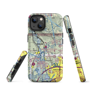 Woodland State Airport (W27) VFR Sectional  Tough iPhone Case