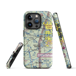 Woodle Airport (VA80) VFR Sectional  Tough iPhone Case