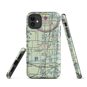 Woodley Aerial Spray Airport (IS73) VFR Sectional  Tough iPhone Case