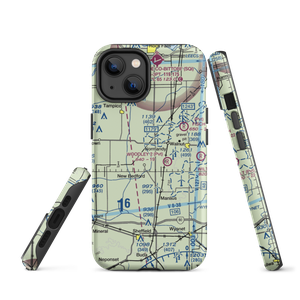 Woodley Aerial Spray Airport (IS73) VFR Sectional  Tough iPhone Case