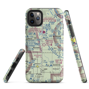 Woodruff Lake Airport (53W) VFR Sectional  Tough iPhone Case