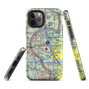 Woods Nr 2 Airport (TA28) VFR Sectional  Tough iPhone Case