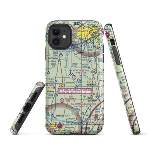 Woodside Airport (2MI0) VFR Sectional  Tough iPhone Case