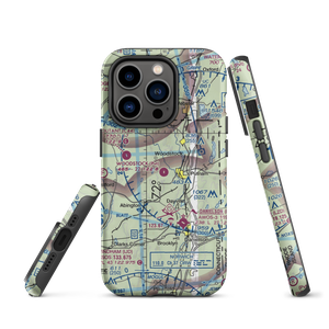 Woodstock Airport (64CT) VFR Sectional  Tough iPhone Case