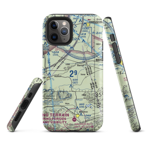 Worth James Ranch Airport (4AR7) VFR Sectional  Tough iPhone Case