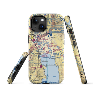 Wounded Buck Ranch Airport (22MT) VFR Sectional  Tough iPhone Case