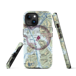 Wrangell Seaplane Base (68A) VFR Sectional  Tough iPhone Case