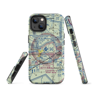 Wright AAF (Fort Stewart)/Midcoast Regional Airport (LHW) VFR Sectional  Tough iPhone Case