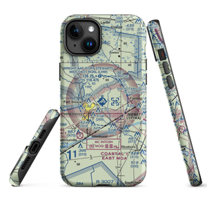 Wright AAF (Fort Stewart)/Midcoast Regional Airport (LHW) VFR Sectional  Tough iPhone Case