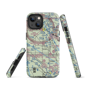 Wright Farms Airport (FD61) VFR Sectional  Tough iPhone Case