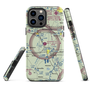 Wyandot County Airport (56D) VFR Sectional  Tough iPhone Case