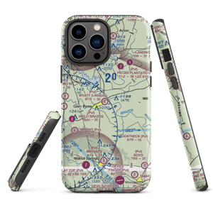 Wyatt 3-Rivers Airport (8TS7) VFR Sectional  Tough iPhone Case