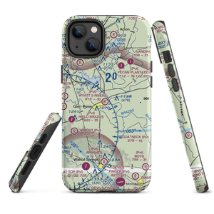 Wyatt 3-Rivers Airport (8TS7) VFR Sectional  Tough iPhone Case