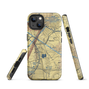 X Bar 1 Ranch (Lower) Airport (AZ97) VFR Sectional  Tough iPhone Case