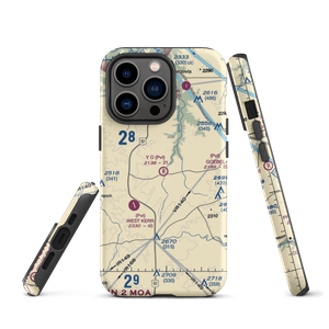 Y O Ranch Airport (XS22) VFR Sectional  Tough iPhone Case