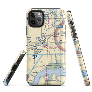 Y-Rock Airport (ND82) VFR Sectional  Tough iPhone Case