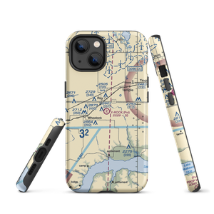 Y-Rock Airport (ND82) VFR Sectional  Tough iPhone Case