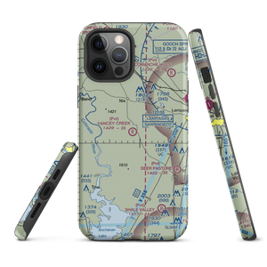 Yancey Creek Ranch Airport (1TX0) VFR Sectional  Tough iPhone Case