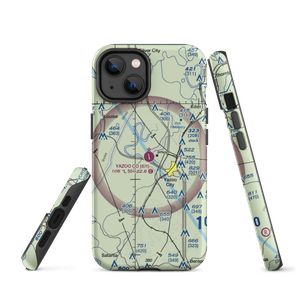 Yazoo County Airport (87I) VFR Sectional  Tough iPhone Case