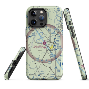 Yazoo County Airport (87I) VFR Sectional  Tough iPhone Case