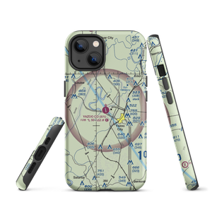 Yazoo County Airport (87I) VFR Sectional  Tough iPhone Case