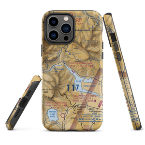 Yellowstone Seaplane Base (8M3) VFR Sectional  Tough iPhone Case