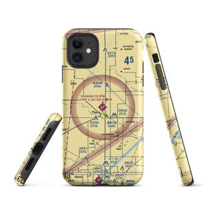 Yoakum County Airport (F98) VFR Sectional  Tough iPhone Case