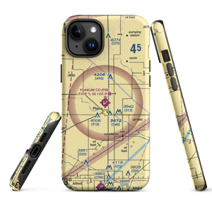 Yoakum County Airport (F98) VFR Sectional  Tough iPhone Case