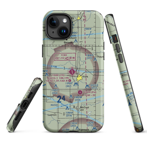 York Municipal Airport (JYR) VFR Sectional  Tough iPhone Case