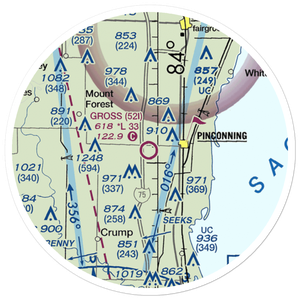 Gross Airport (52I) VFR Sectional Sticker (20 mile)