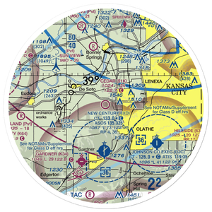 Cedar Air Park (51K) VFR Sectional Sticker (30 mile)